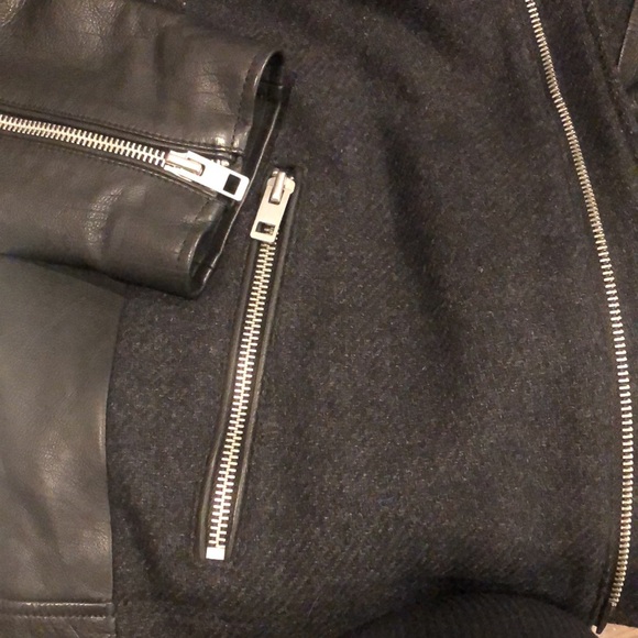 BOSS HUGO BOSS Luxury Leather Full Zip Coat Size 42 - Picture 13 of 16